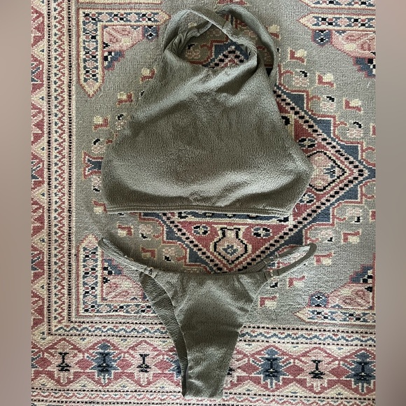 Green halter VIX bikini S nwt - Picture 1 of 3